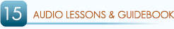15 Audio lessons & guidebook